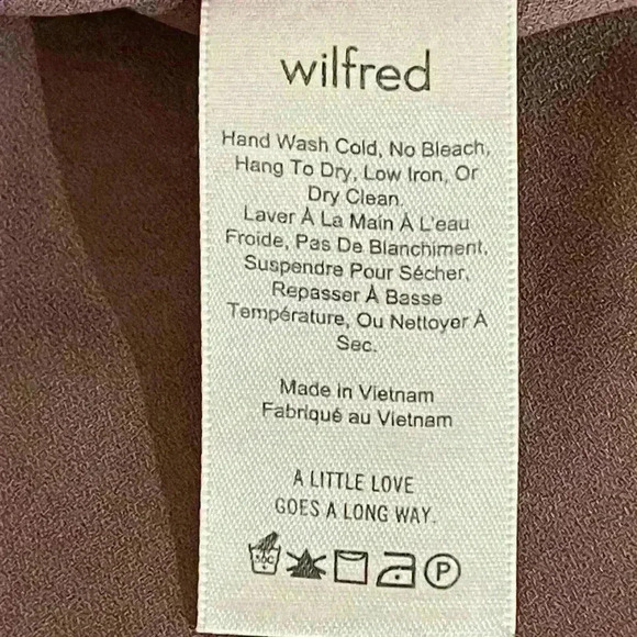 Aritzia Wilfred Sevres sleeveless blouse tank in brown size xs - Picture 6 of 7